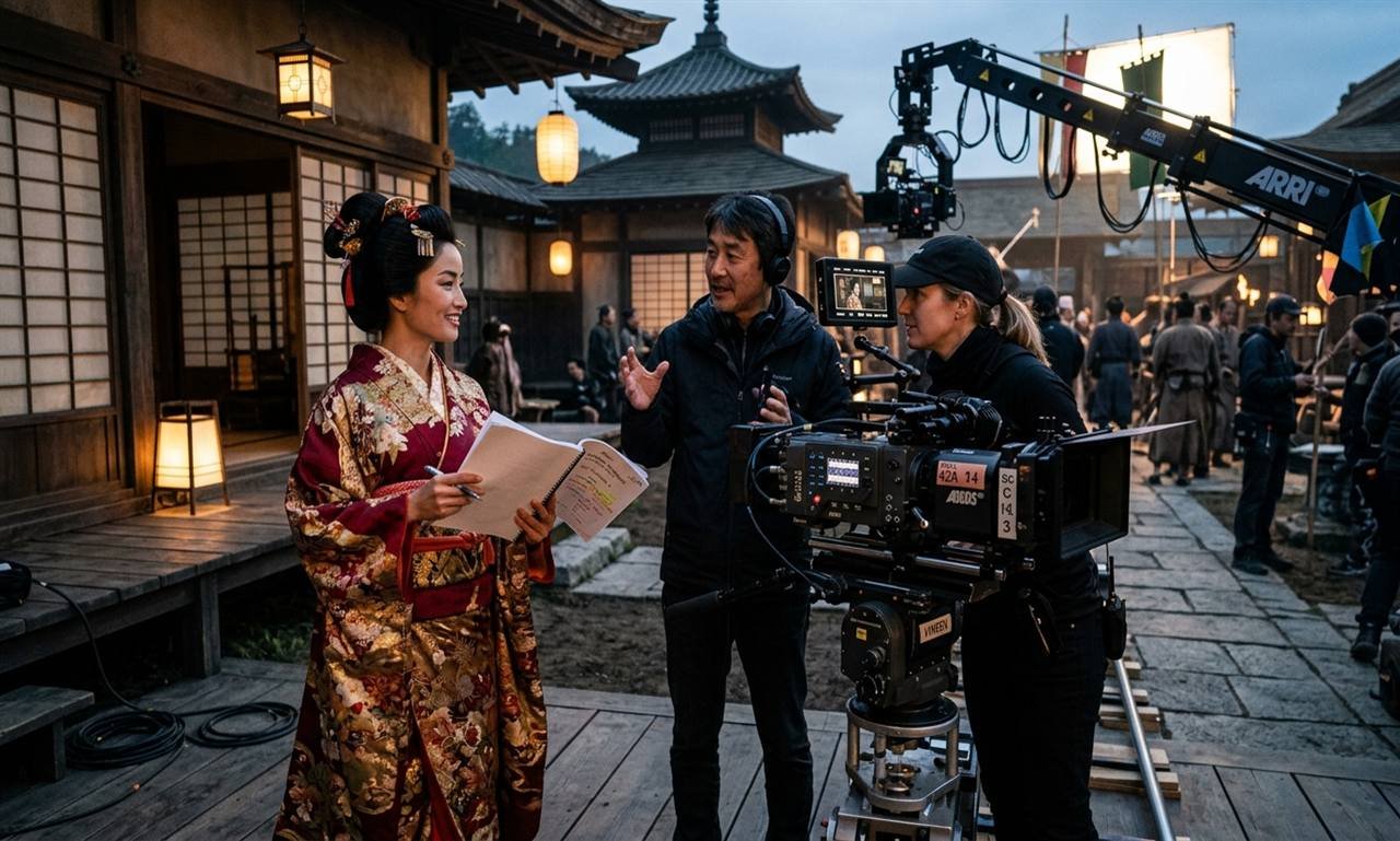 Anna Sawai net worth period drama filming set