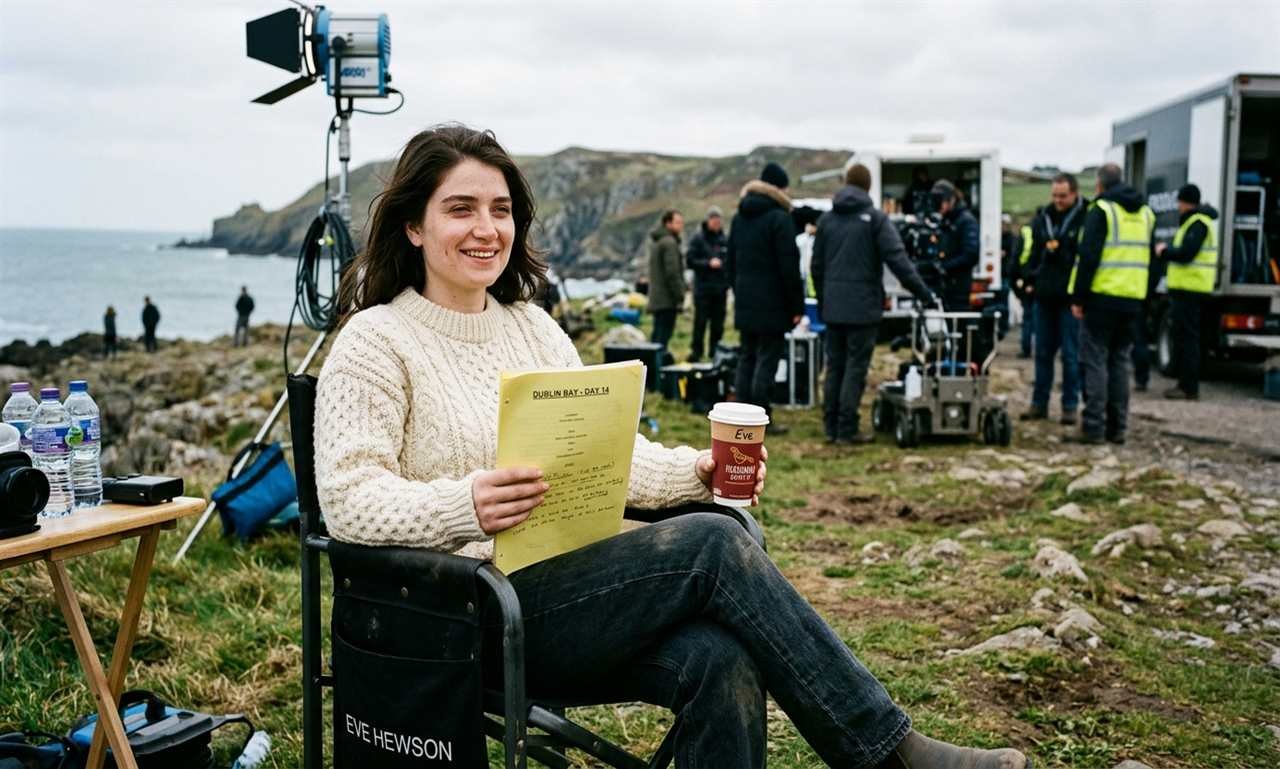Eve Hewson net worth behind the scenes on film set