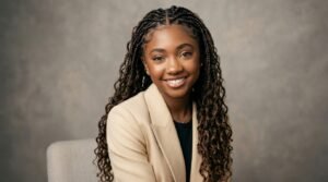 Leah Sava Jeffries net worth editorial portrait and Disney salary