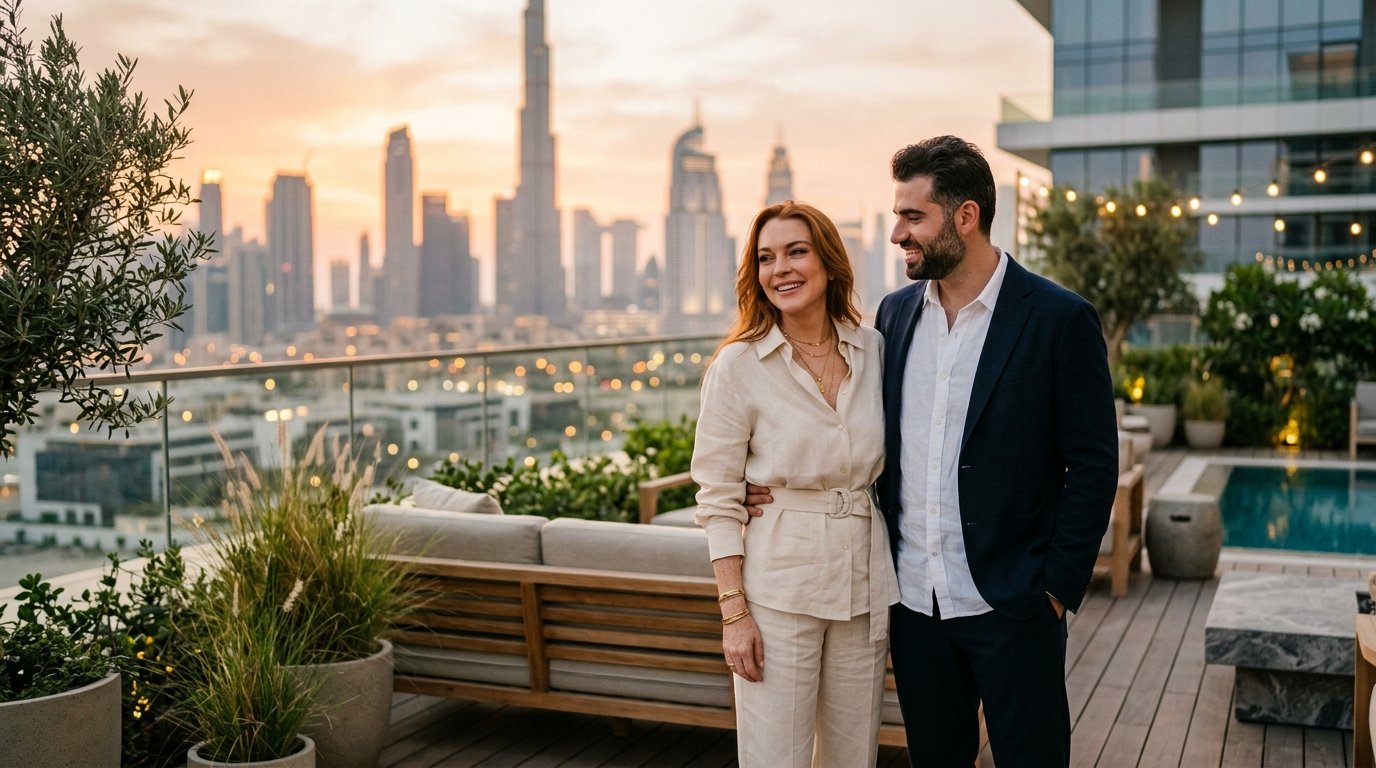 Lindsay Lohan husband Bader Shammas and Dubai lifestyle