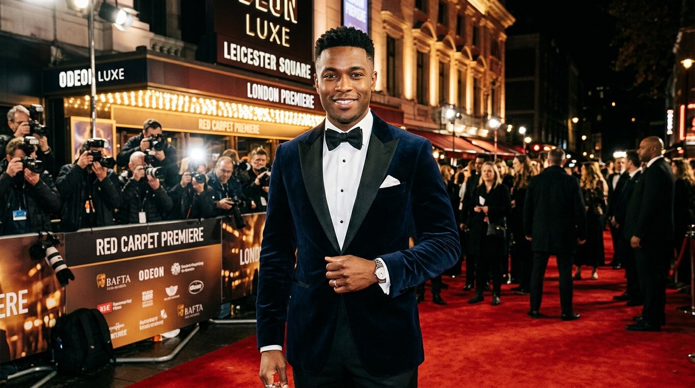 Victor Alli net worth red carpet premiere portrait