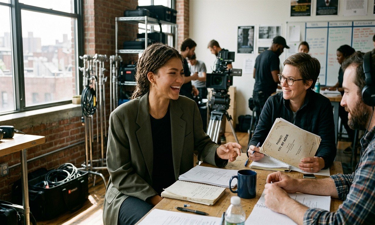 Zendaya net worth and career earnings candid studio rehearsal portrait